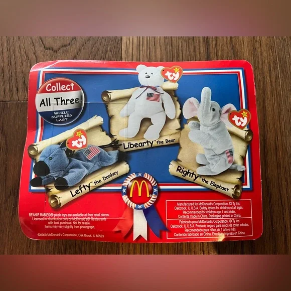 McDonalds American Trio beanie babies - Picture 6 of 10